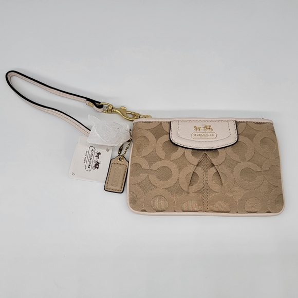 Coach Handbags - NWT Coach Madison Op Art Small Wristlet